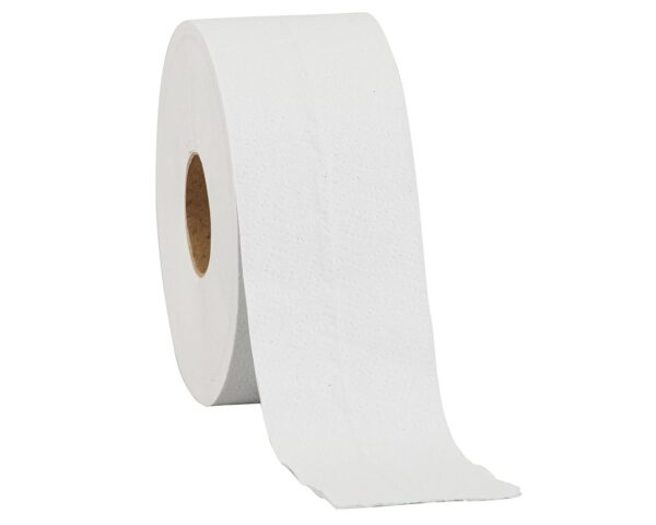 Papier toaletowy MERIDA OPTIMUM, biały, średnica 19 cm, długość 140 m, dwuwarstwowy, zgrzewka 12 szt., ECOLABEL Papier toaletowy MERIDA OPTIMUM, biały, średnica 19 cm, długość 140 m, dwuwarstwowy, zgrzewka 12 szt., ECOLABEL