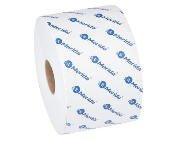 Papier toaletowy MERIDA OPTIMUM, biały, średnica 13,5 cm, długość 68 m, dwuwarstwowy, worek 18 szt., ECOLABEL Papier toaletowy MERIDA OPTIMUM, biały, średnica 13,5 cm, długość 68 m, dwuwarstwowy, worek 18 szt., ECOLABEL