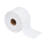 Papier toaletowy MERIDA OPTIMUM, biały, średnica 13,5 cm, długość 68 m, dwuwarstwowy, worek 18 szt., ECOLABEL