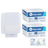 Pojemnik na ręczniki składane MERIDA HARMONY za 1 zł netto przy zakupie 2 kartonów ręczników składanych MERIDA TOP SLIM ECOLABEL VTB210 (2 x 3000 = 6 000 listków)