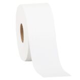 Papier toaletowy MERIDA TOP, biały, średnica 19 cm, długość 120 m, dwuwarstwowy, zgrzewka 12 szt., ECOLABEL