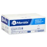 Ręczniki papierowe w roli z adaptorem MERIDA TOP AUTOMATIC MAXI, niebieskie, średnica 19 cm, długość 140 m, dwuwarstwowe, karton 6 rolek, ECOLABEL