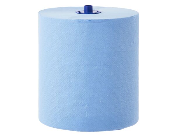 Ręczniki papierowe w roli z adaptorem MERIDA TOP AUTOMATIC MAXI, niebieskie, średnica 19 cm, długość 140 m, dwuwarstwowe, karton 6 rolek, ECOLABEL Ręczniki papierowe w roli z adaptorem MERIDA TOP AUTOMATIC MAXI, niebieskie, średnica 19 cm, długość 140 m, dwuwarstwowe, karton 6 rolek, ECOLABEL