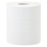 Ręczniki papierowe w roli MERIDA TOP MAXI, białe, średnica 19 cm, długość 158 m, dwuwarstwowe, zgrzewka 6 rolek, ECOLABEL