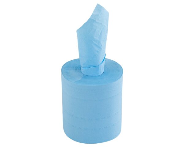 Ręczniki papierowe w roli MERIDA TOP CENTER PULL MAXI, niebieskie, średnica 18,4 cm , długość 160,1 m, dwuwarstwowe, zgrzewka 6 rolek Ręczniki papierowe w roli MERIDA TOP CENTER PULL MAXI, niebieskie, średnica 18,4 cm , długość 160,1 m, dwuwarstwowe, zgrzewka 6 rolek