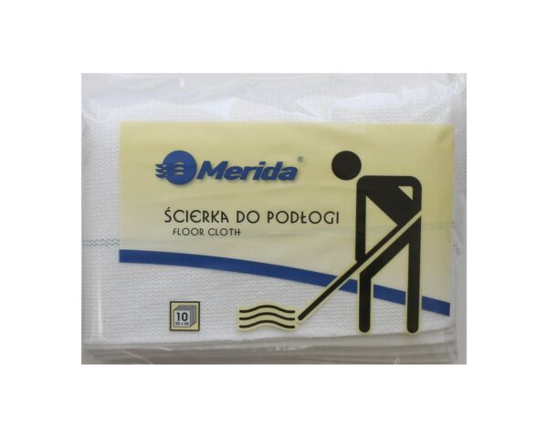 Ścierka do podłogi bawełniana biała 50 x 66cm Ścierka do podłogi bawełniana biała 50 x 66cm