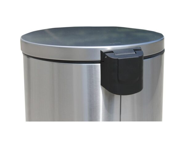 Kosz pedałowy TOP SILENT LUNA, pojemność 30 l, stal matowa Kosz pedałowy TOP SILENT LUNA, pojemność 30 l, stal matowa