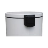 Kosz pedałowy TOP SILENT LUNA, pojemność 5 l, metalowy, biały