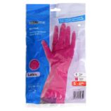 Profesjonalne rękawice gospodarcze, rozmiar S, czerwone