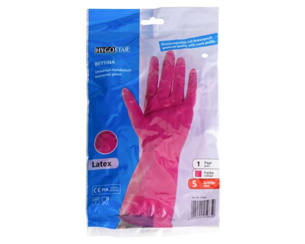 Profesjonalne rękawice gospodarcze, rozmiar S, czerwone Profesjonalne rękawice gospodarcze, rozmiar S, czerwone