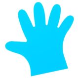 Rękawice elastomerowe TPE, niebieskie, rozmiar M, opakowanie 100 szt.