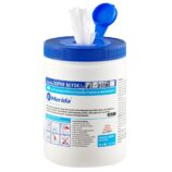 Chusteczki nasączone do czyszczenia powierzchni wodoodpornych MERIDA SUPER BŁYSK, tuba, rolka 15 m, 100 listków