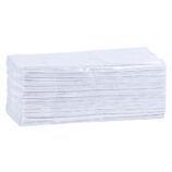 Ręczniki papierowe MERIDA OPTIMUM, białe, jednowarstwowe, 4000 szt.