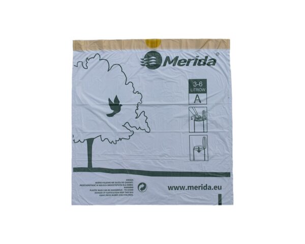 Worki na śmieci z taśmą ściągającą, zapachowe MERIDA TOP, pojemność 3-6 l, rolka 40 szt., BIAŁE, HDPE Worki na śmieci z taśmą ściągającą, zapachowe MERIDA TOP, pojemność 3-6 l, rolka 40 szt., BIAŁE, HDPE