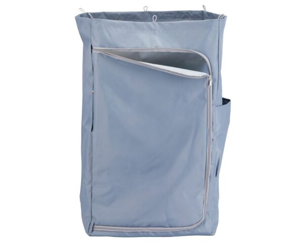 Worek z tworzywa sztucznego 120 l, zapinany na zamek, szary Worek z tworzywa sztucznego 120 l, zapinany na zamek, szary