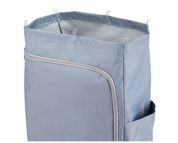 Worek z tworzywa sztucznego 120 l, zapinany na zamek, szary Worek z tworzywa sztucznego 120 l, zapinany na zamek, szary